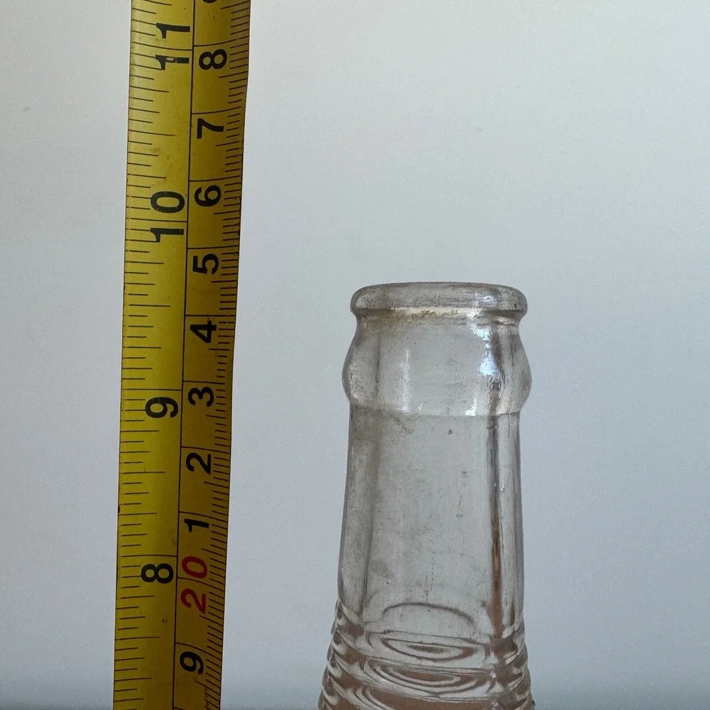 Vintage Double Cola Soda‎ Bottle Mighty Flavor Carbondale Illinois Glass 12oz